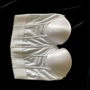 WHITE CORSET TOP